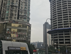 重庆中心实景图