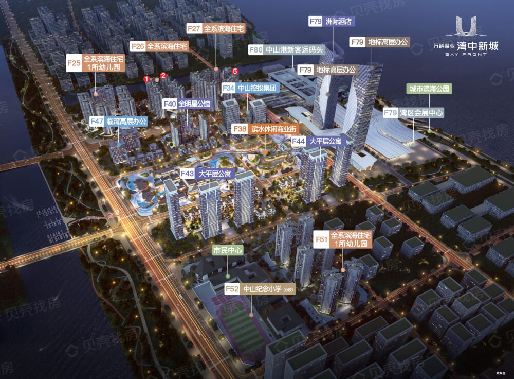 深业湾中新城效果图
