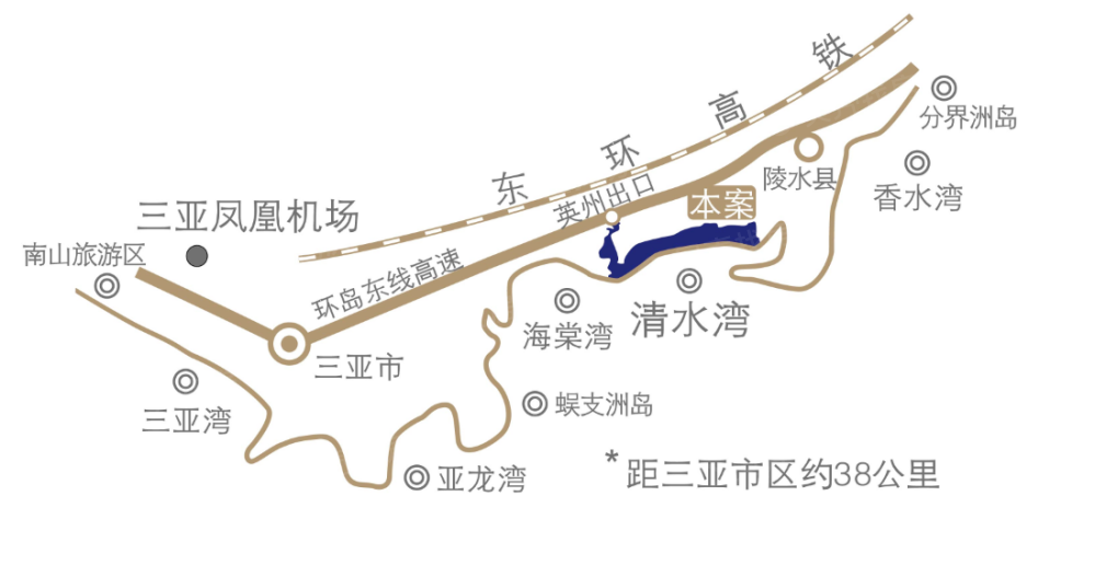 雅居乐清水湾区位