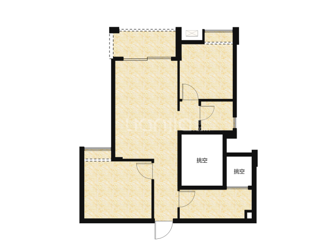 世纪悦城--建面 78m²