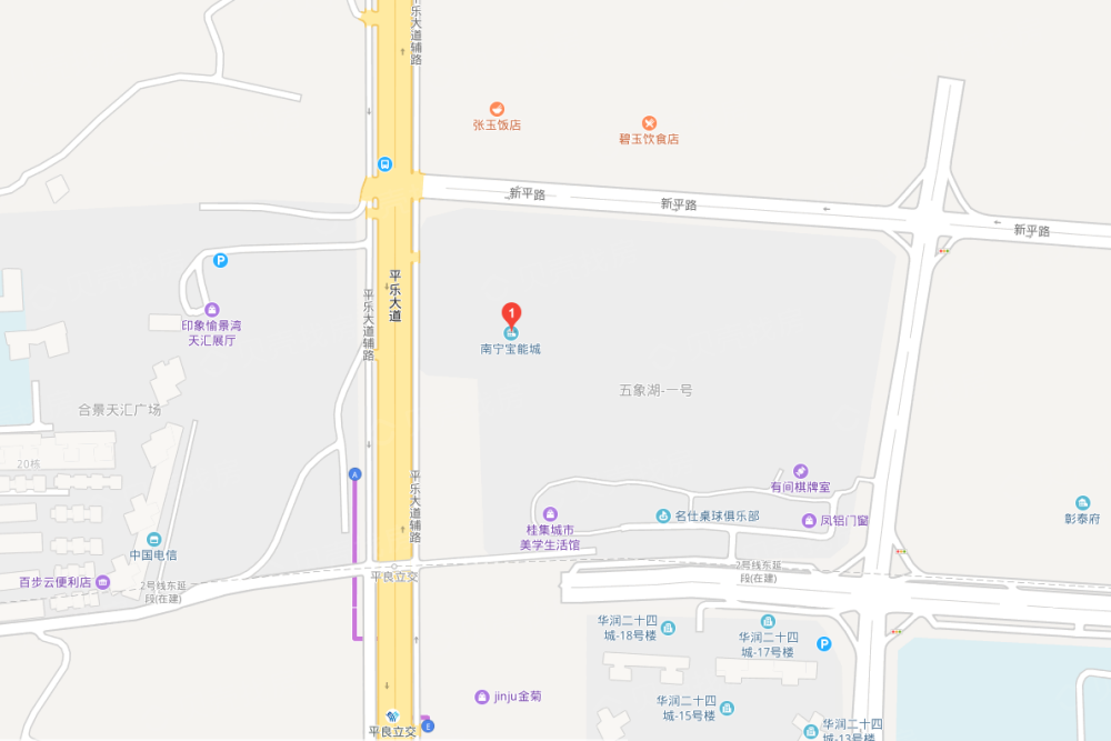 五象湖1号区位