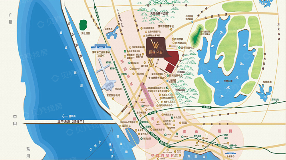 润科华府区位