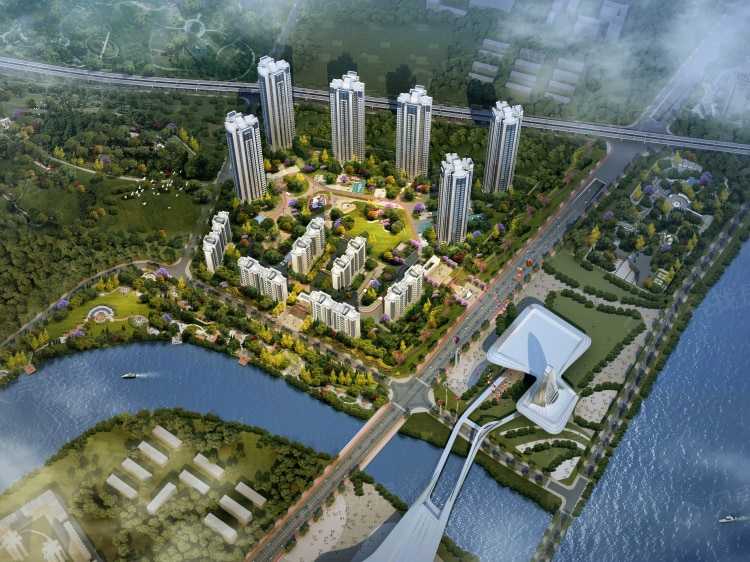 阳光龙湾生态城效果图相册