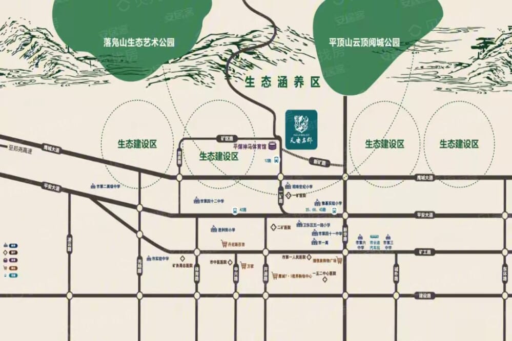 天安名郡区位