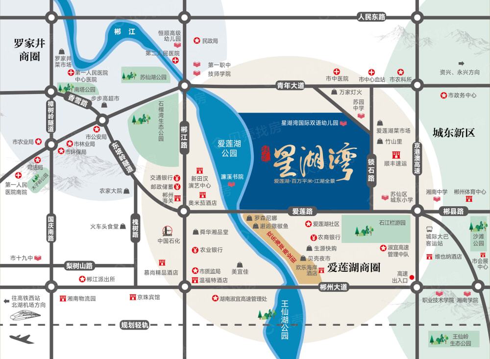 星湖湾区位