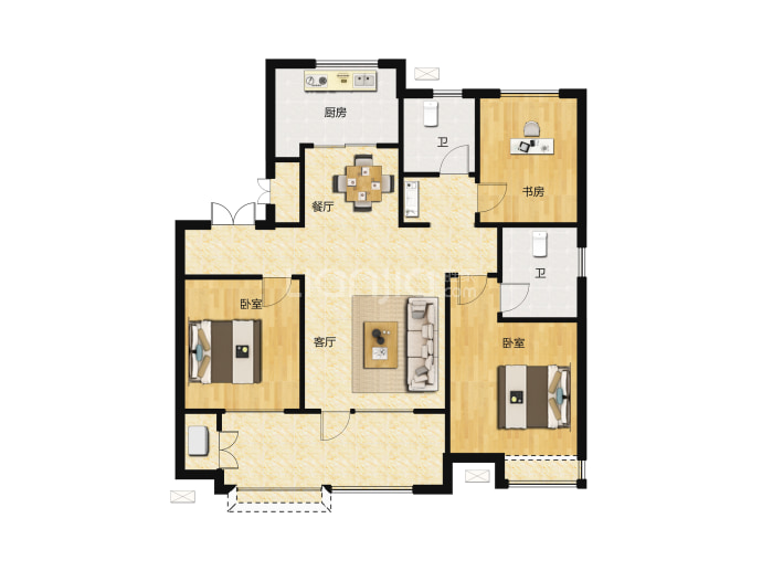 保利和府--建面 105m²