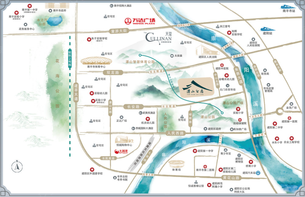 潭山之恋区位