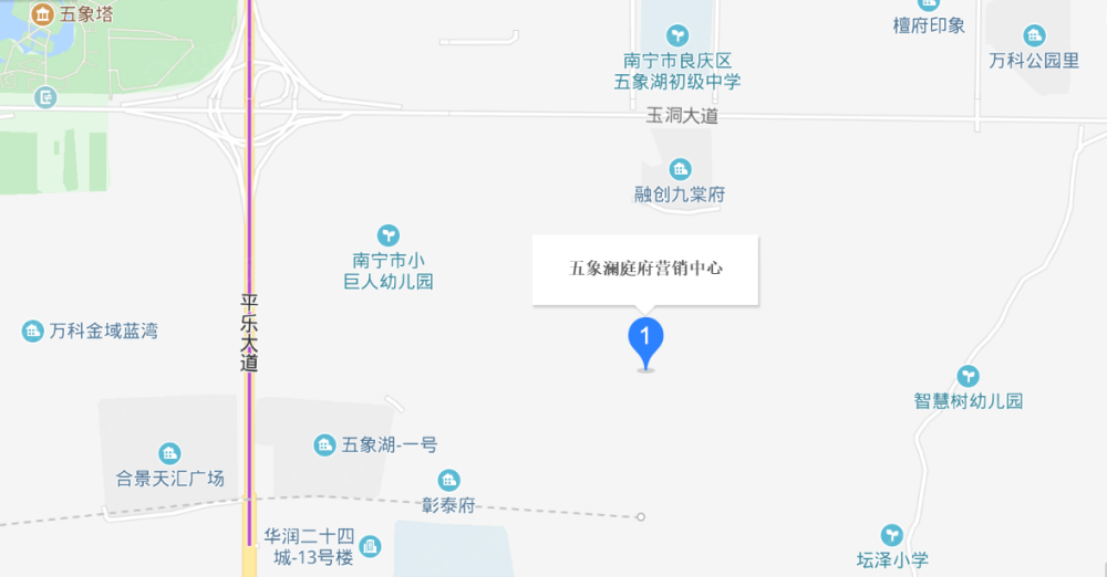 五象澜庭府区位