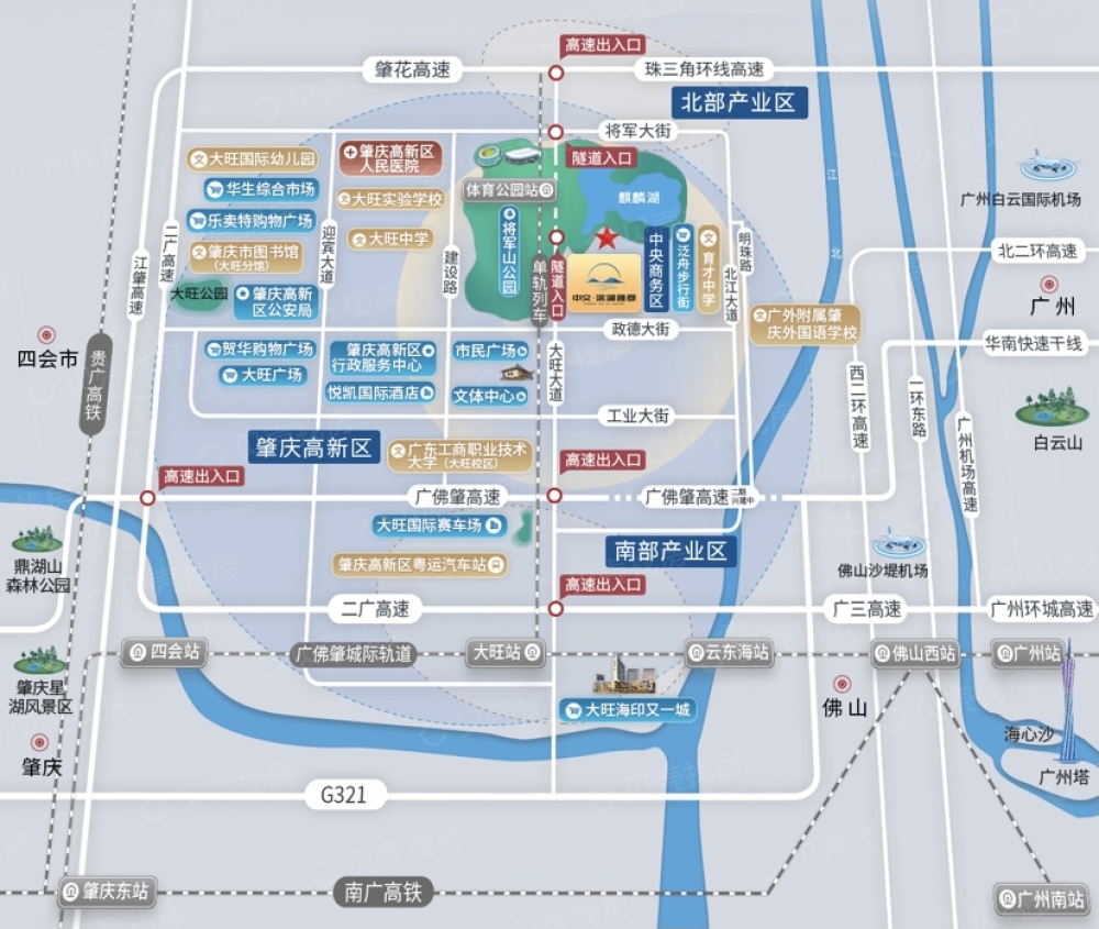 中交滨湖雅郡区位