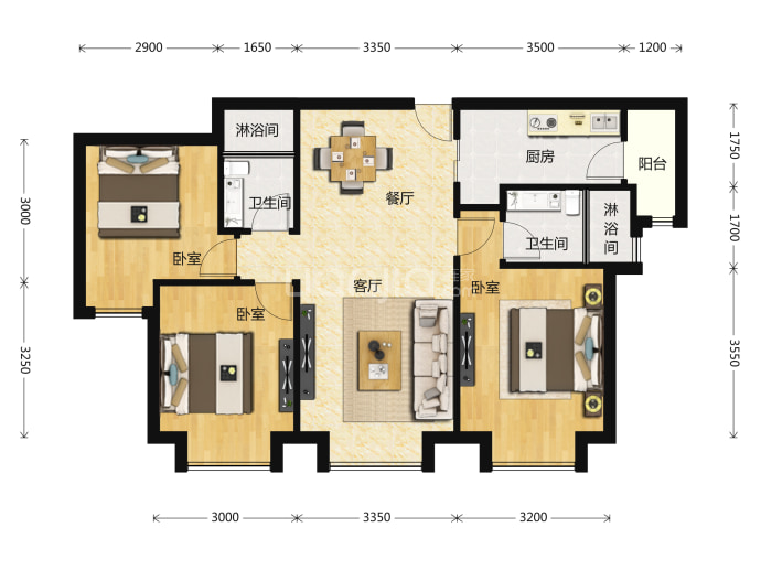 合景寰汇公馆--建面 102m²