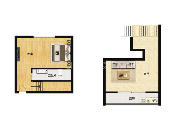 翠湖院子--建面 67.9m²