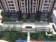 高铁都市花园实景图