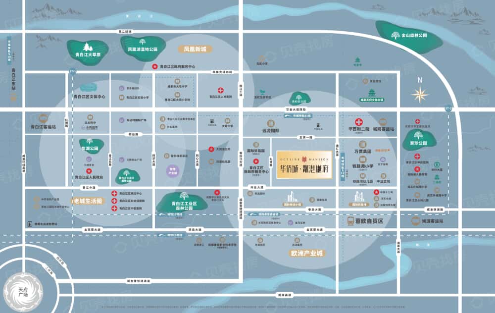 华侨城·粼港樾府区位