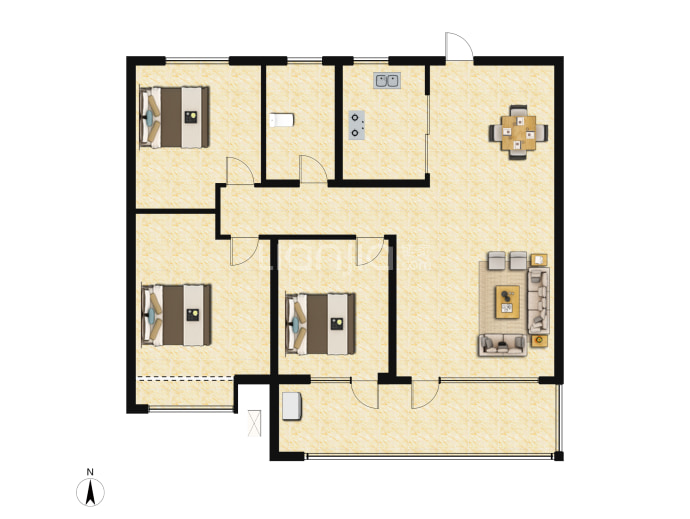 力高阳光海岸--建面 99m²