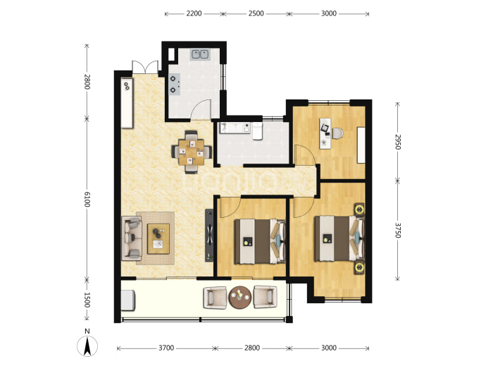 中交锦澜府--建面 97m²