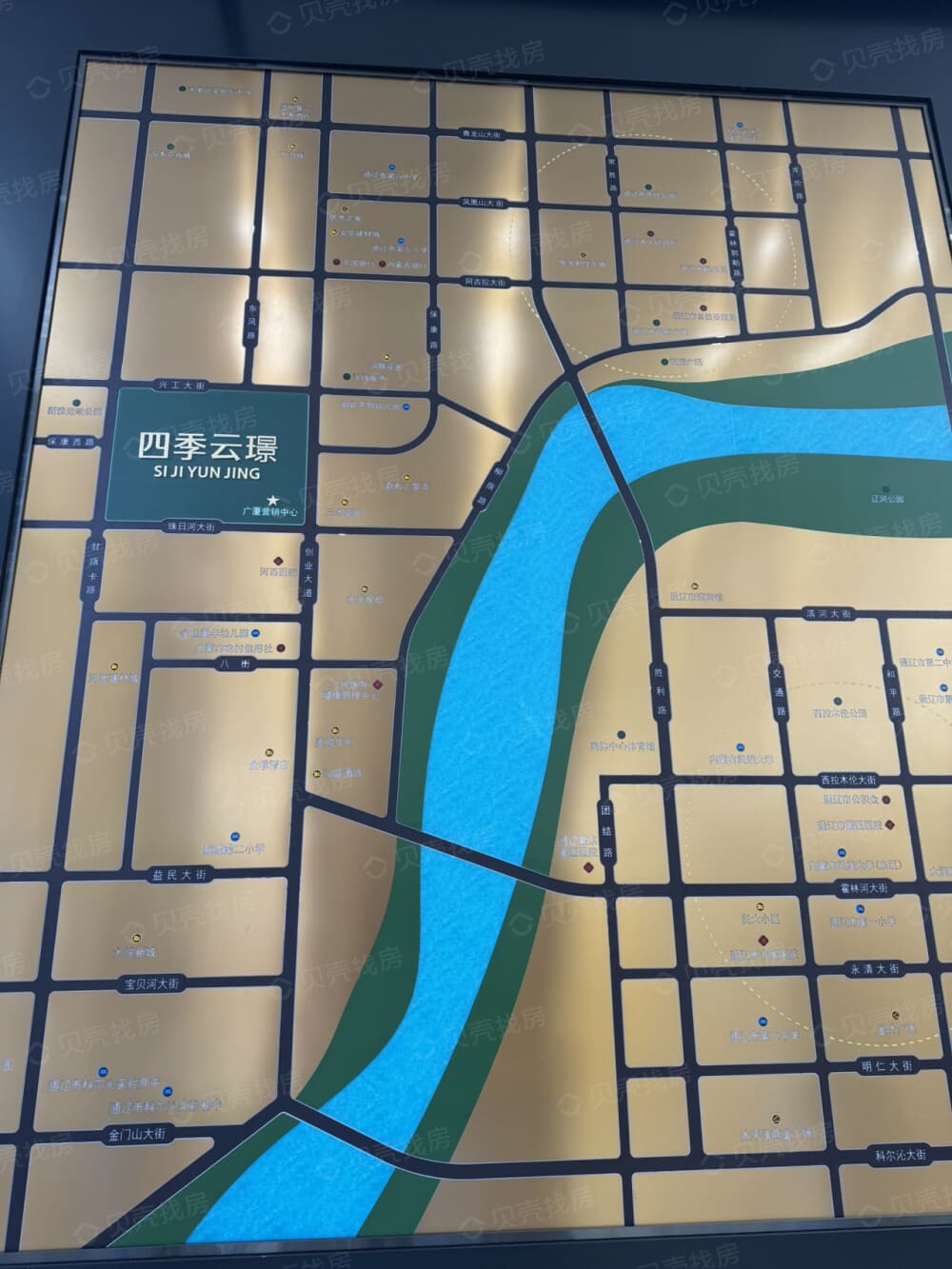 广厦四季云璟区位