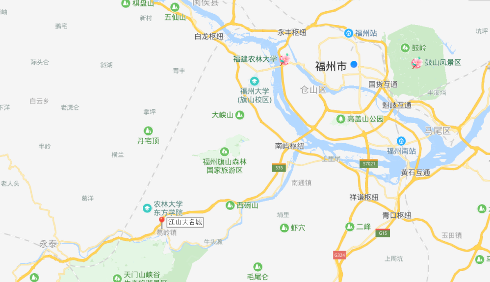 江山大名城悦江区位