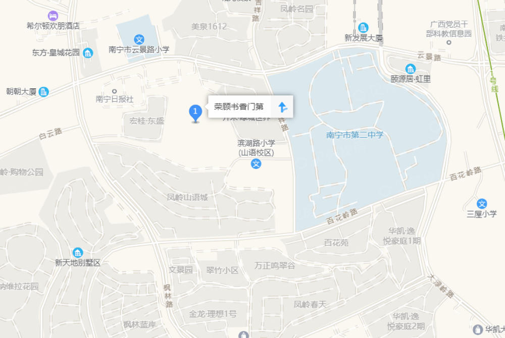 荣顾书香门第区位