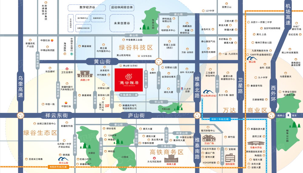 银泰·慧谷雅居区位