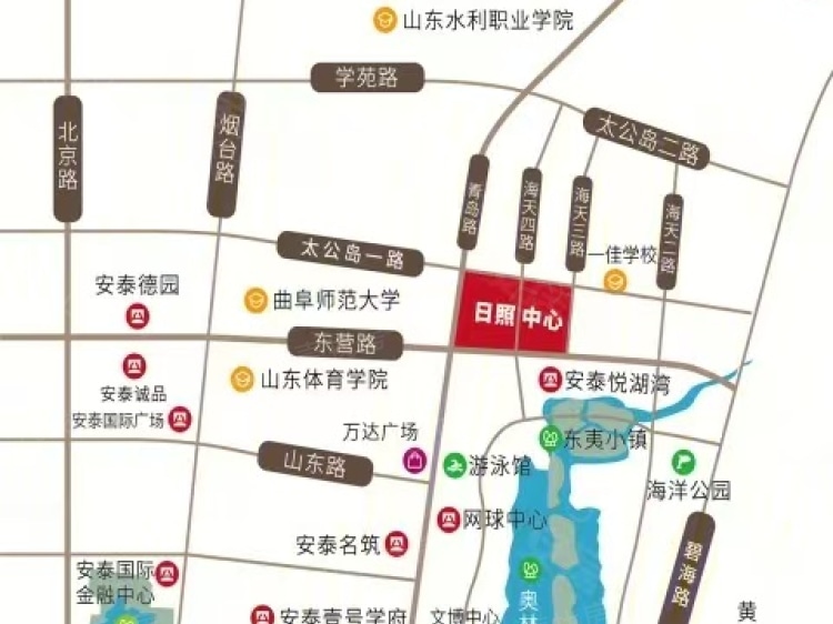 日照中心云筑区位相册