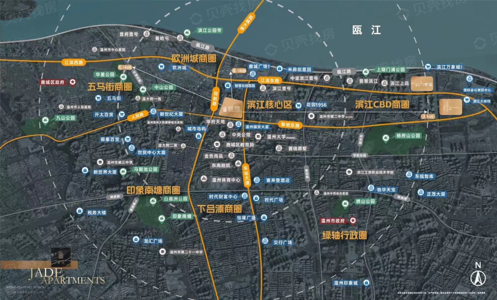 华润置地温州润府区位