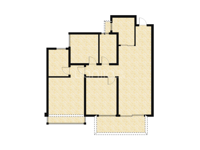 金地滨江壹号--建面 95m²