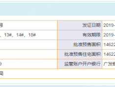 万光中华城预售许可证