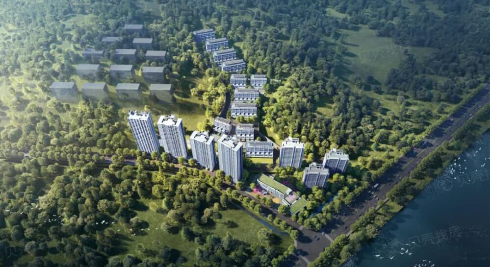 绿都中天云屿江月效果图