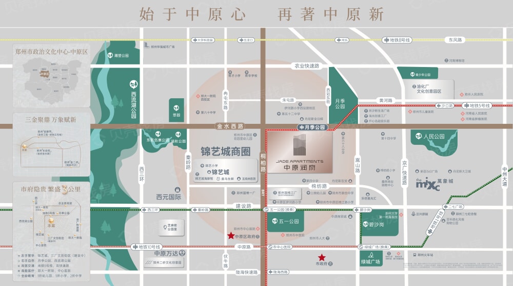 华润•中原润府区位