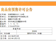 大境悦府预售许可证