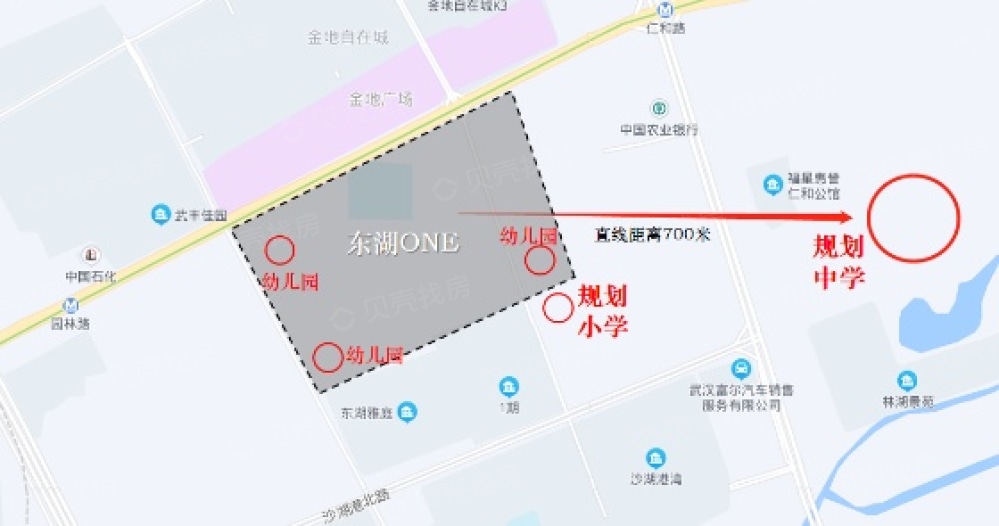 东湖ONE区位