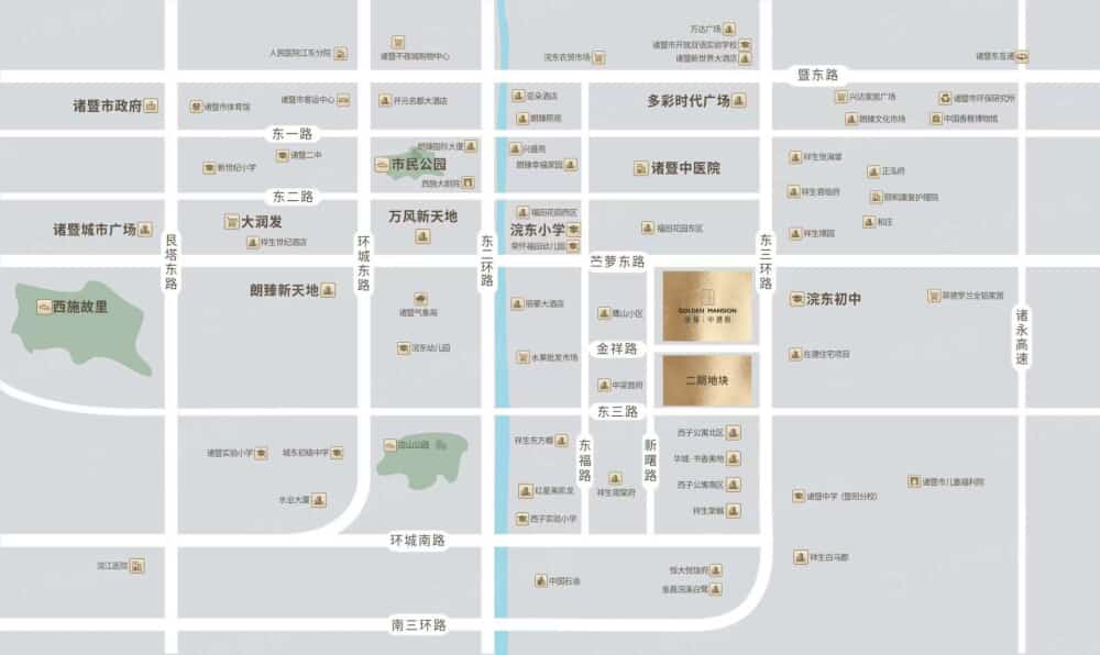 朗臻中鸿府区位