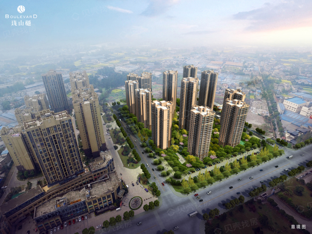 【珑山樾_郑州珑山樾楼盘】效果图相册-郑州贝壳新房