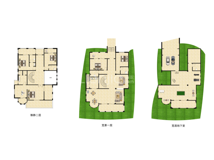 通用昱墅(海上兰乔别墅)--建面 636.88m²