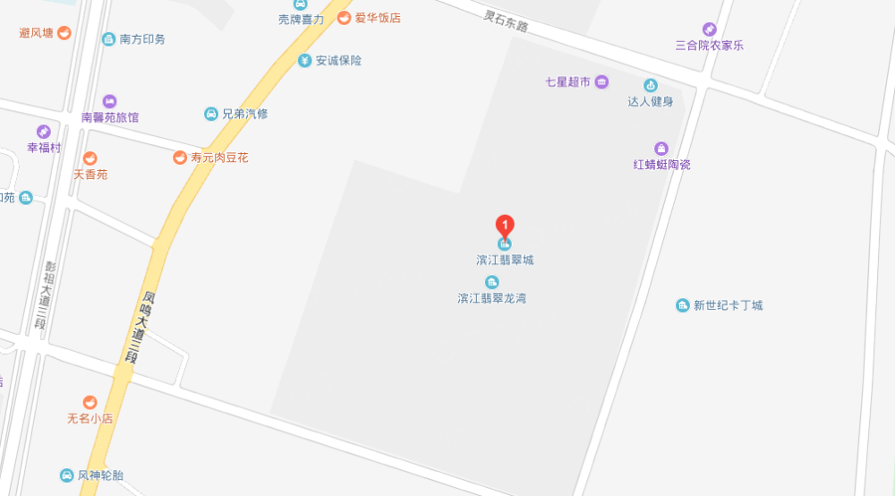 滨江翡翠城区位