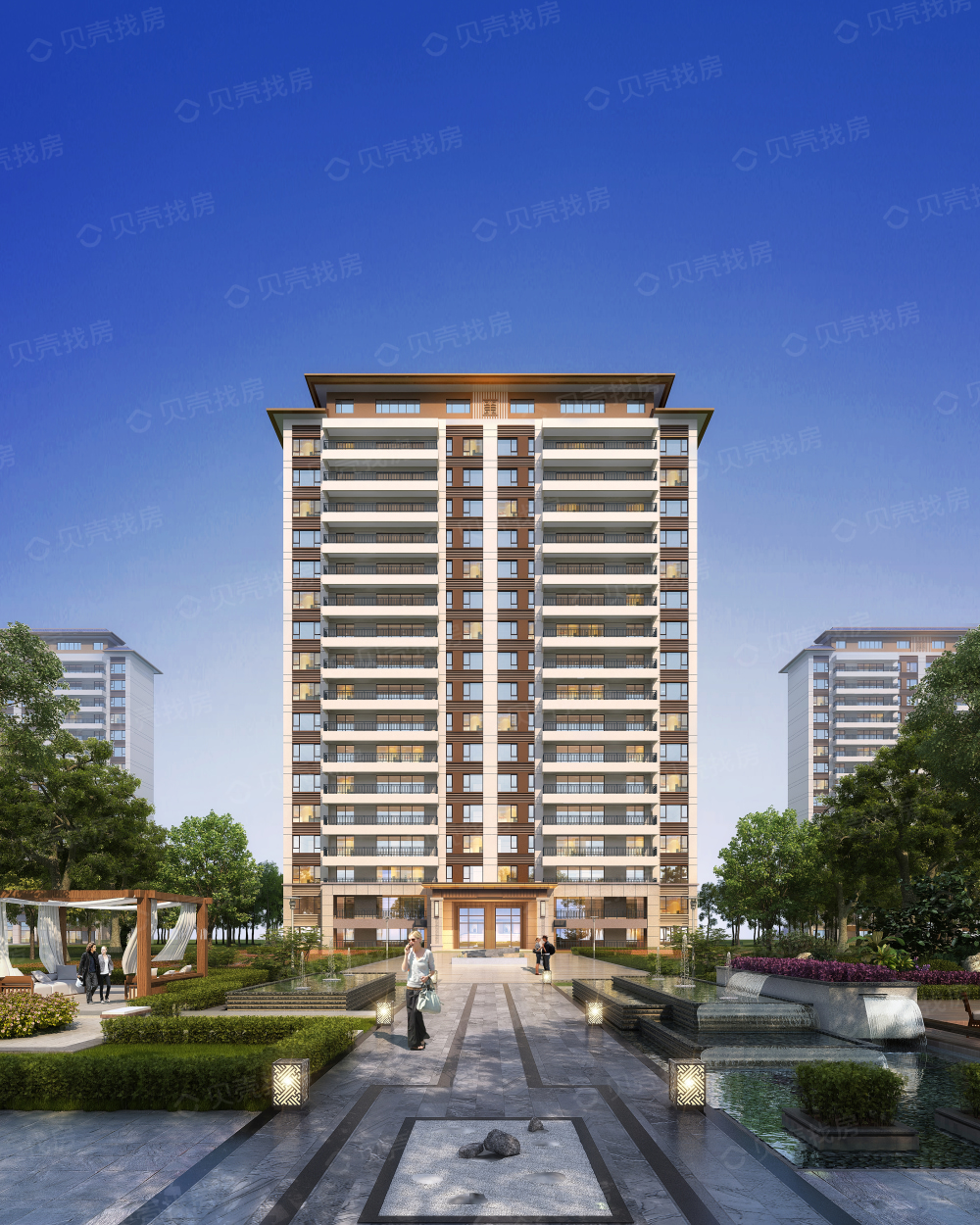 【建业碧桂园天玺_郑州建业碧桂园天玺楼盘】效果图相册-郑州贝壳新房