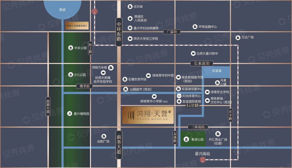 鸿翔天誉府小区配套
