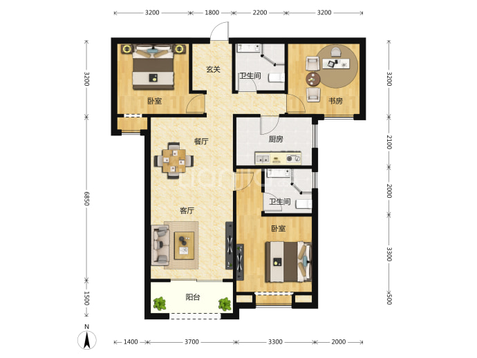 通州万国城MOMA--建面 112m²