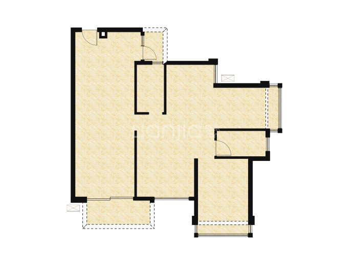 天健天境--建面 123m²