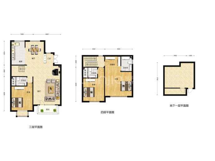 金隅上城郡--建面 237m²