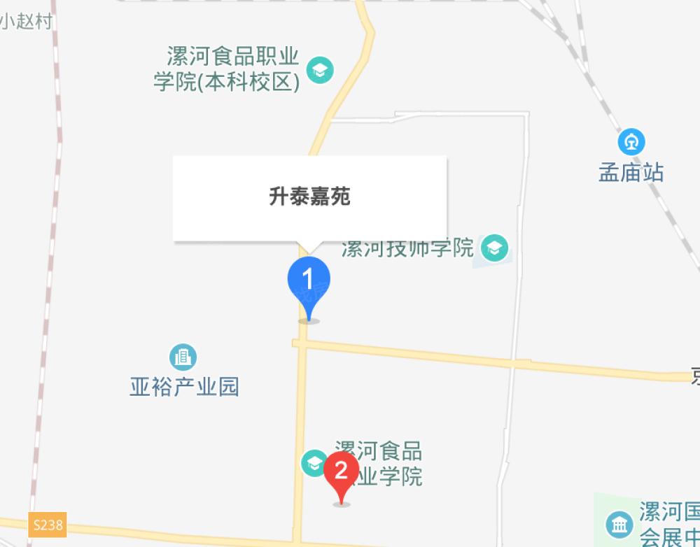 升泰嘉苑区位