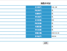 中海和平之门预售许可证