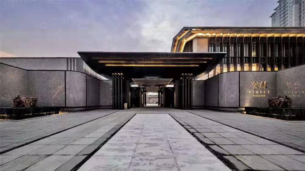 万科紫郡实景图