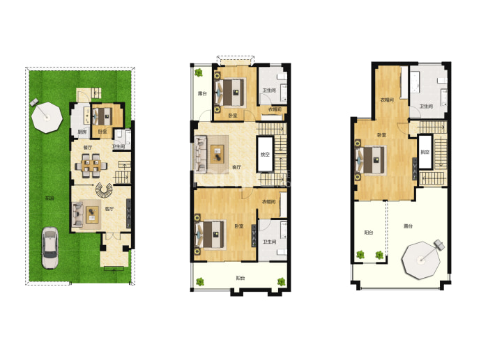 华立普罗旺斯--建面 230m²