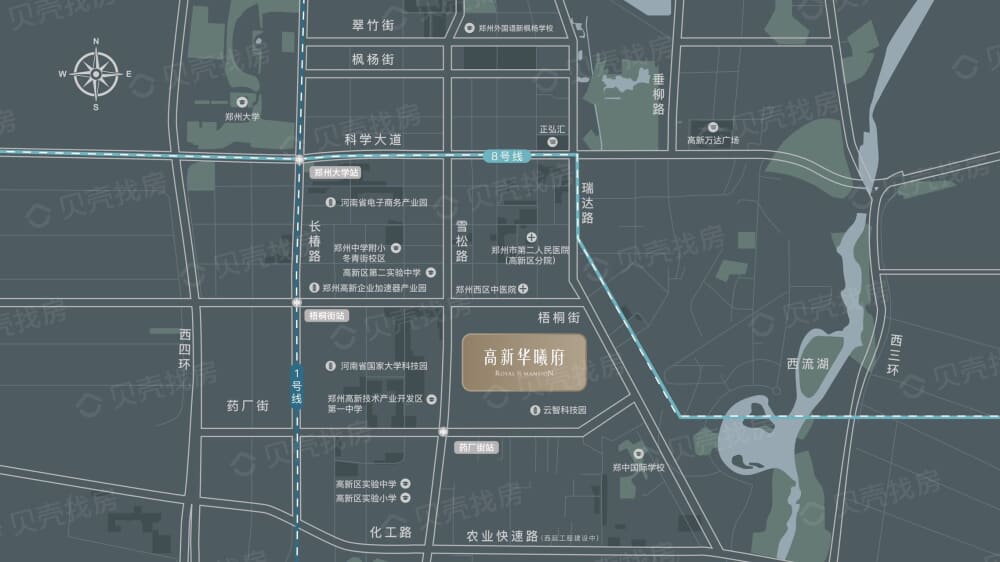 电建颐城高新华曦府区位