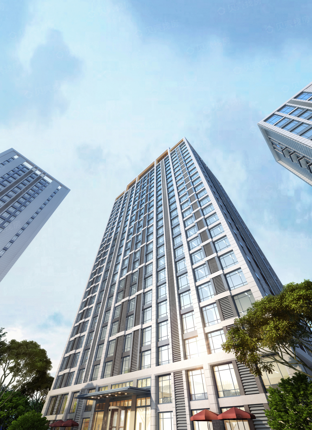 【岩峰云裳_黔南岩峰云裳楼盘】效果图相册|高清大图-黔南贝壳新房