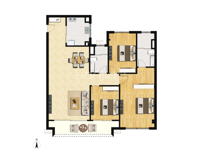 蔚然锦绣--建面 110m²