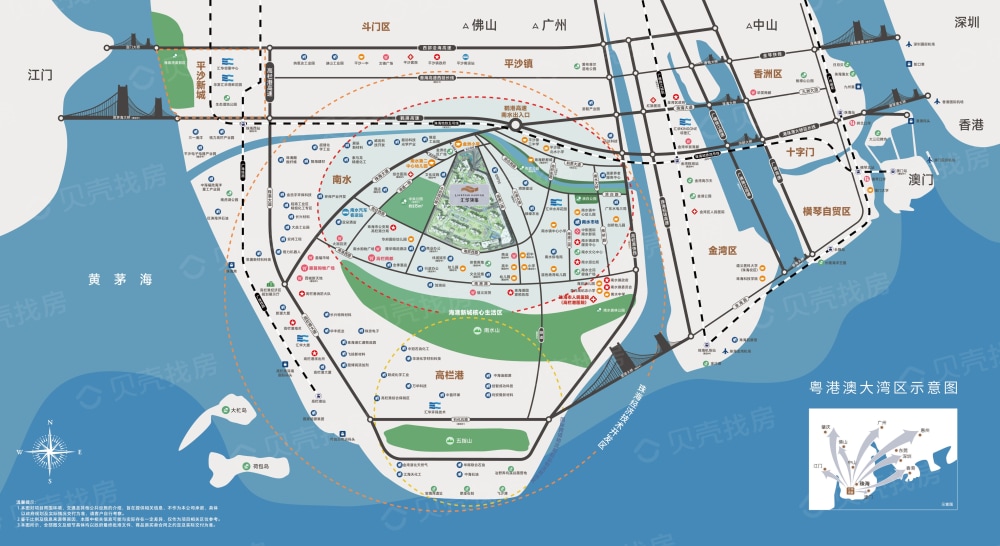 汇华领峯花园区位