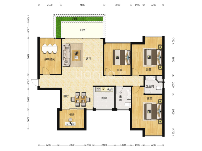 信昌•棠棣之华--建面 116.34m²