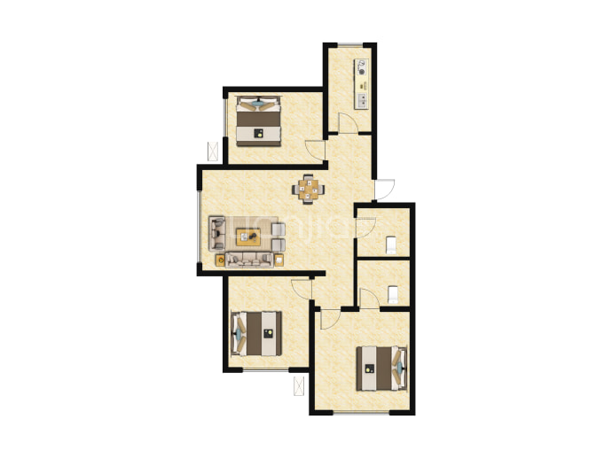 国泉城--建面 106.6m²